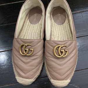 gucci nude espadrilles